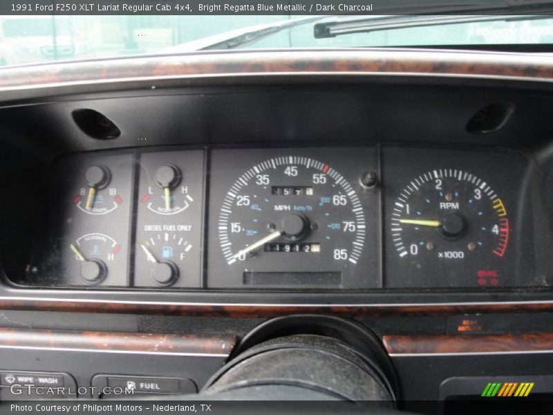  1991 F250 XLT Lariat Regular Cab 4x4 XLT Lariat Regular Cab 4x4 Gauges