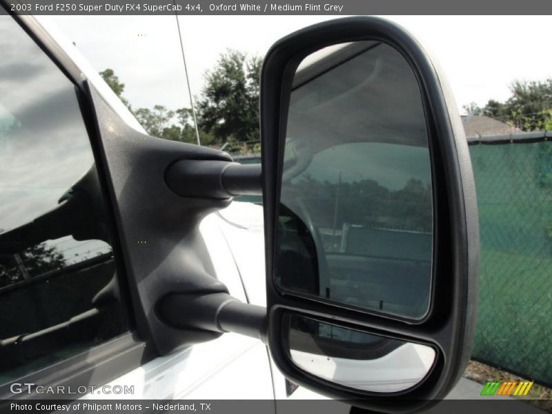 Oxford White / Medium Flint Grey 2003 Ford F250 Super Duty FX4 SuperCab 4x4