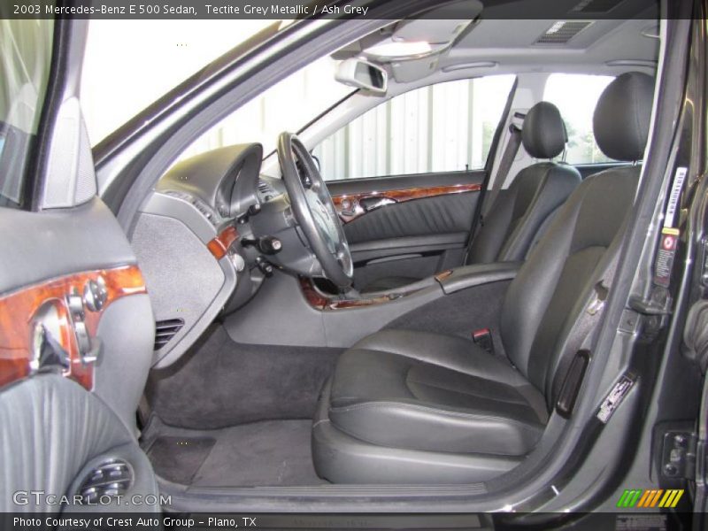  2003 E 500 Sedan Ash Grey Interior