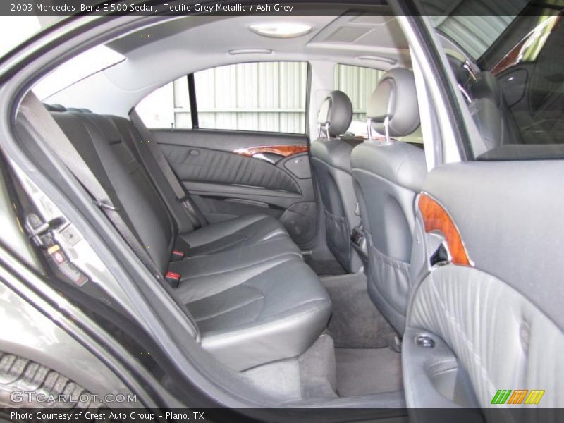  2003 E 500 Sedan Ash Grey Interior