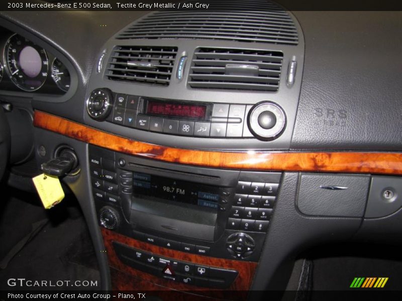 Controls of 2003 E 500 Sedan