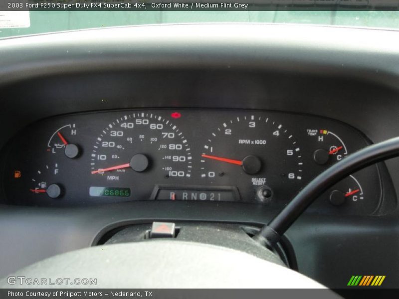  2003 F250 Super Duty FX4 SuperCab 4x4 FX4 SuperCab 4x4 Gauges