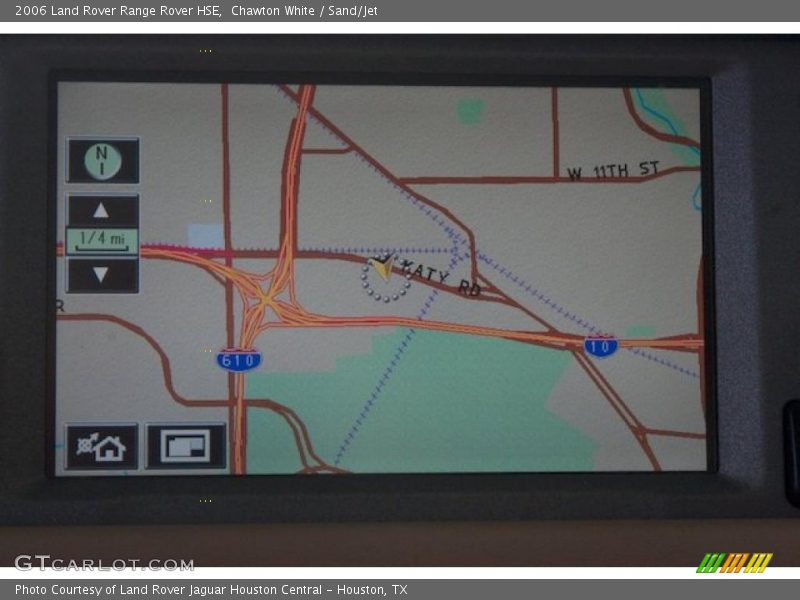 Navigation of 2006 Range Rover HSE