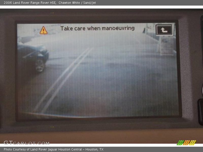 Navigation of 2006 Range Rover HSE
