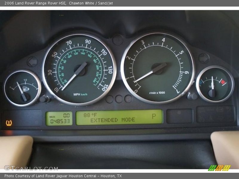  2006 Range Rover HSE HSE Gauges