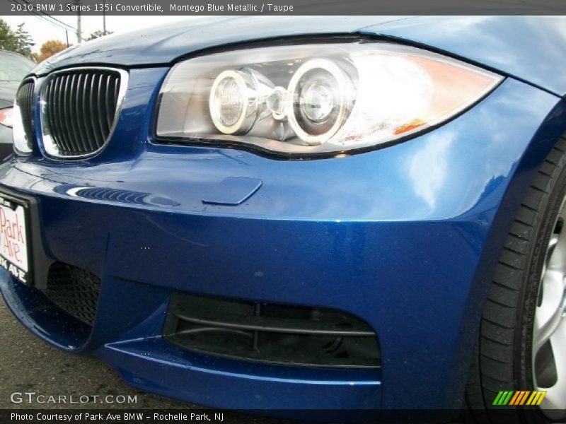 Montego Blue Metallic / Taupe 2010 BMW 1 Series 135i Convertible