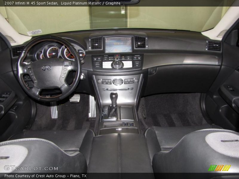 Liquid Platinum Metallic / Graphite 2007 Infiniti M 45 Sport Sedan
