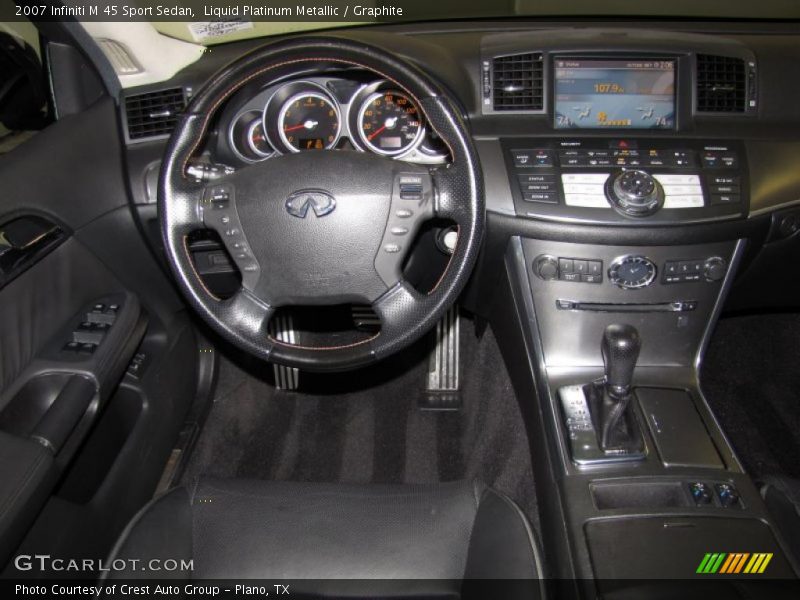 Liquid Platinum Metallic / Graphite 2007 Infiniti M 45 Sport Sedan