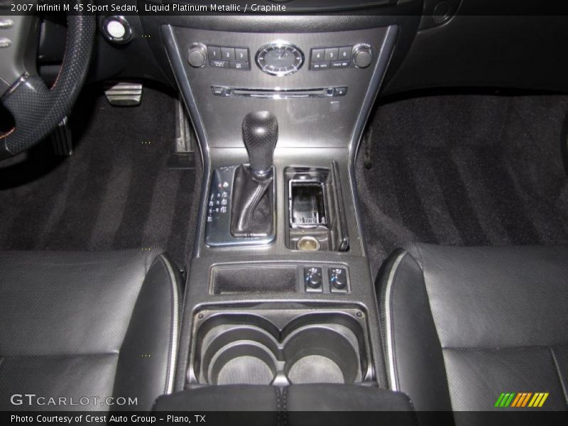 Liquid Platinum Metallic / Graphite 2007 Infiniti M 45 Sport Sedan