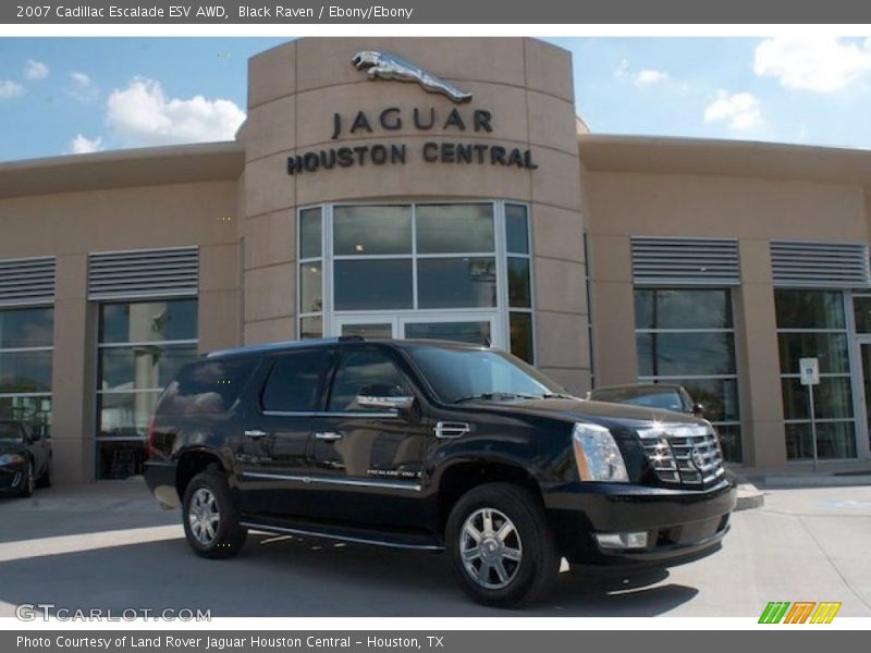 Black Raven / Ebony/Ebony 2007 Cadillac Escalade ESV AWD