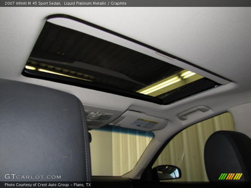 Liquid Platinum Metallic / Graphite 2007 Infiniti M 45 Sport Sedan