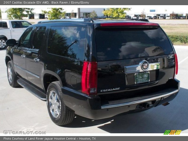 Black Raven / Ebony/Ebony 2007 Cadillac Escalade ESV AWD