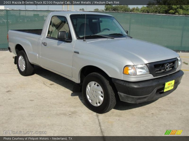 Silver Metallic / Medium Dark Flint 2003 Mazda B-Series Truck B2300 Regular Cab