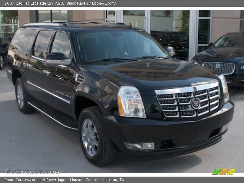 Black Raven / Ebony/Ebony 2007 Cadillac Escalade ESV AWD