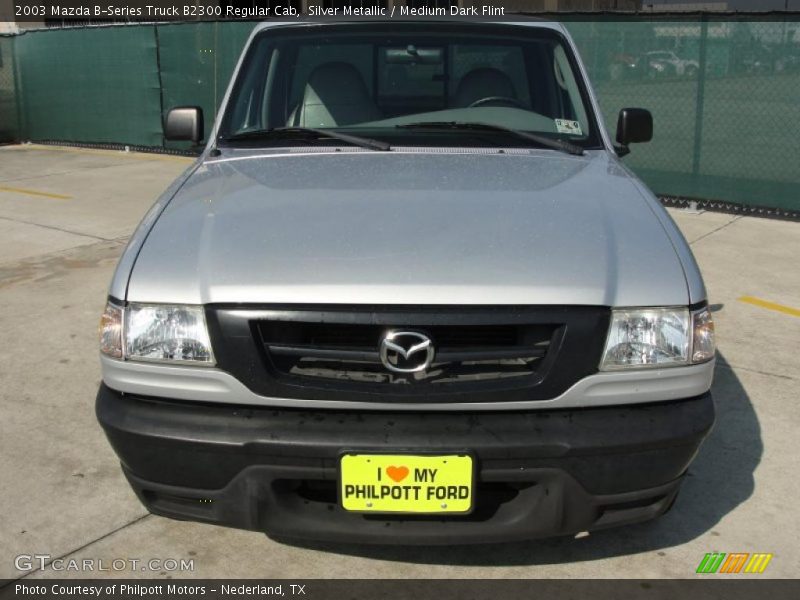 Silver Metallic / Medium Dark Flint 2003 Mazda B-Series Truck B2300 Regular Cab