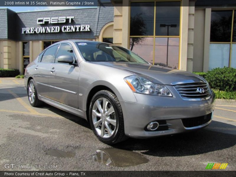 Platinum Graphite / Stone 2008 Infiniti M 35 Sedan