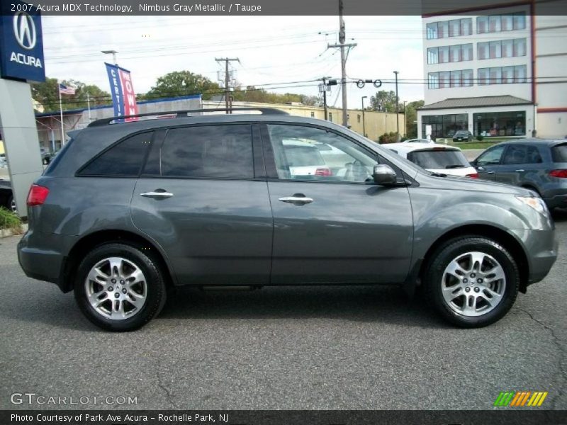 Nimbus Gray Metallic / Taupe 2007 Acura MDX Technology