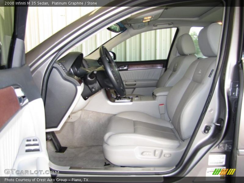 Platinum Graphite / Stone 2008 Infiniti M 35 Sedan