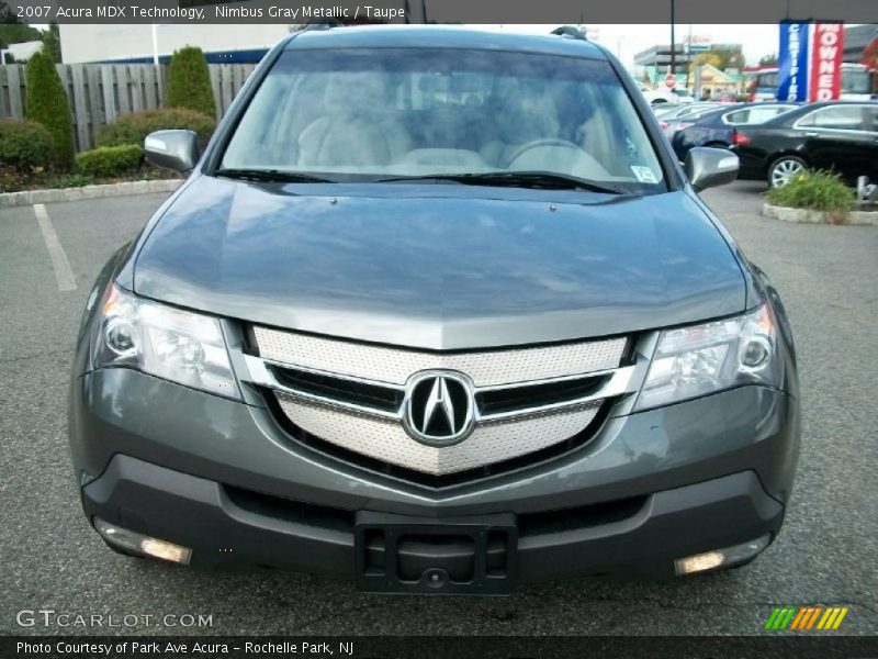 Nimbus Gray Metallic / Taupe 2007 Acura MDX Technology