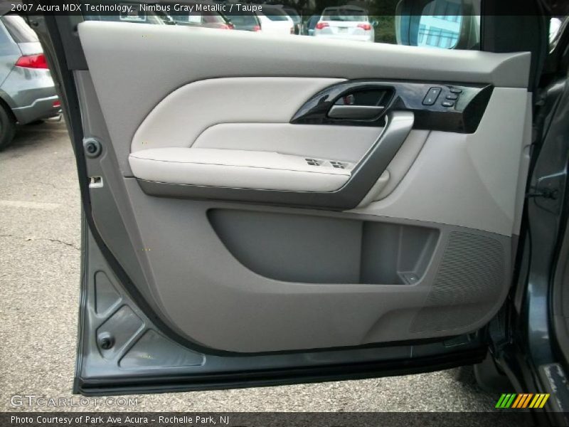 Nimbus Gray Metallic / Taupe 2007 Acura MDX Technology