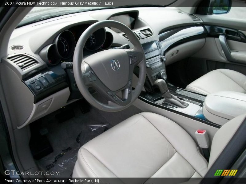  2007 MDX Technology Taupe Interior