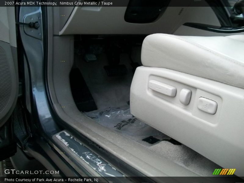 Nimbus Gray Metallic / Taupe 2007 Acura MDX Technology