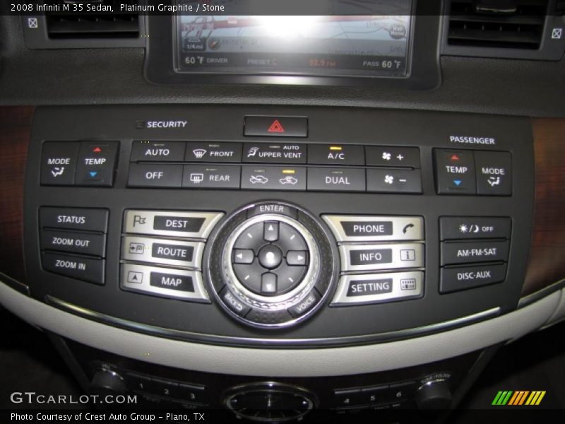 Platinum Graphite / Stone 2008 Infiniti M 35 Sedan