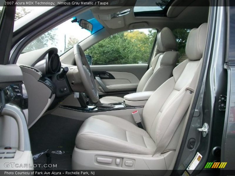  2007 MDX Technology Taupe Interior
