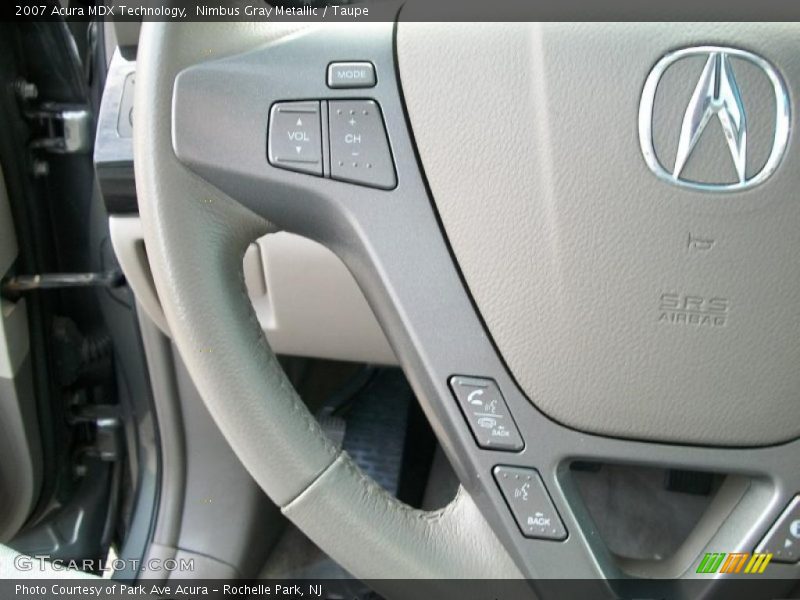 Nimbus Gray Metallic / Taupe 2007 Acura MDX Technology