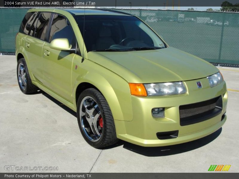 Electric Lime / Tan 2004 Saturn VUE Red Line AWD