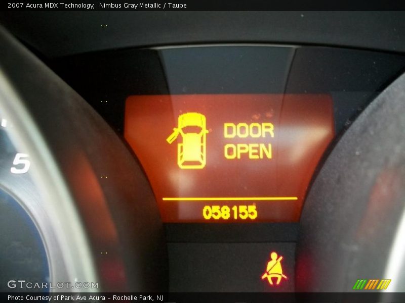 Nimbus Gray Metallic / Taupe 2007 Acura MDX Technology