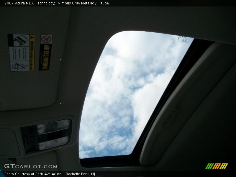 Nimbus Gray Metallic / Taupe 2007 Acura MDX Technology