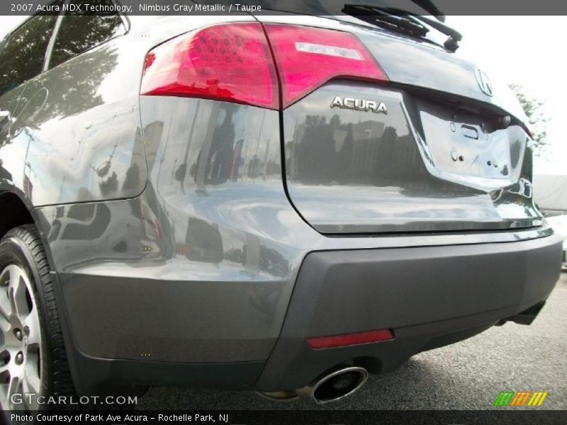 Nimbus Gray Metallic / Taupe 2007 Acura MDX Technology