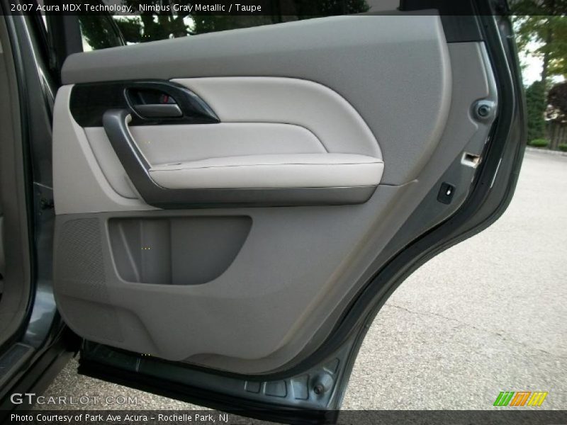 Nimbus Gray Metallic / Taupe 2007 Acura MDX Technology