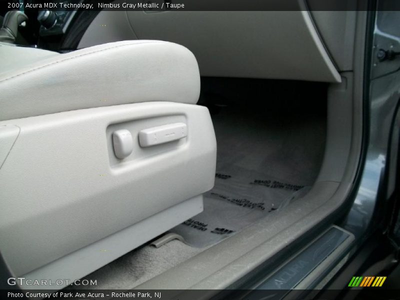 Nimbus Gray Metallic / Taupe 2007 Acura MDX Technology
