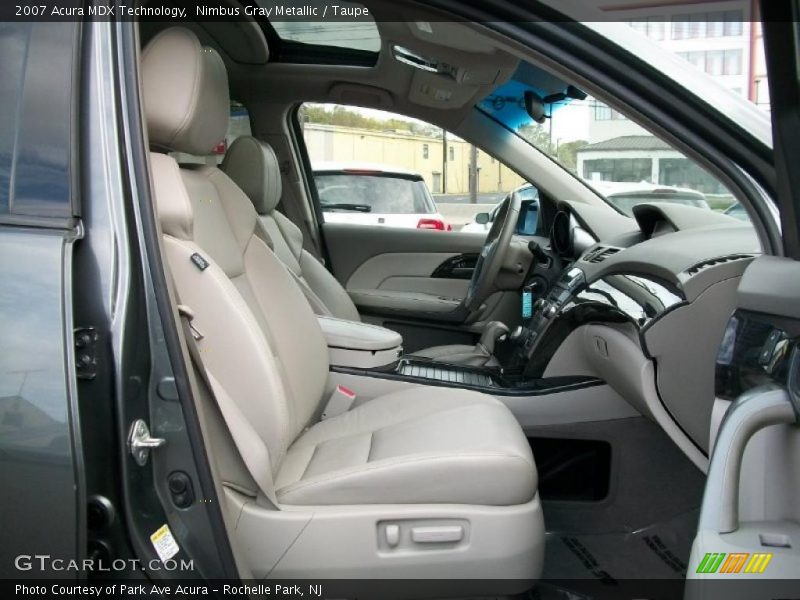 Nimbus Gray Metallic / Taupe 2007 Acura MDX Technology