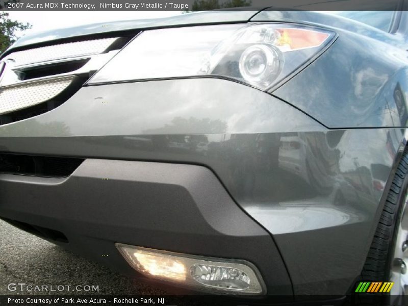 Nimbus Gray Metallic / Taupe 2007 Acura MDX Technology