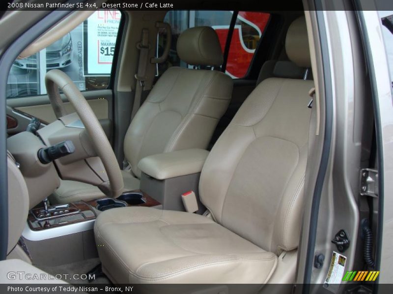  2008 Pathfinder SE 4x4 Cafe Latte Interior