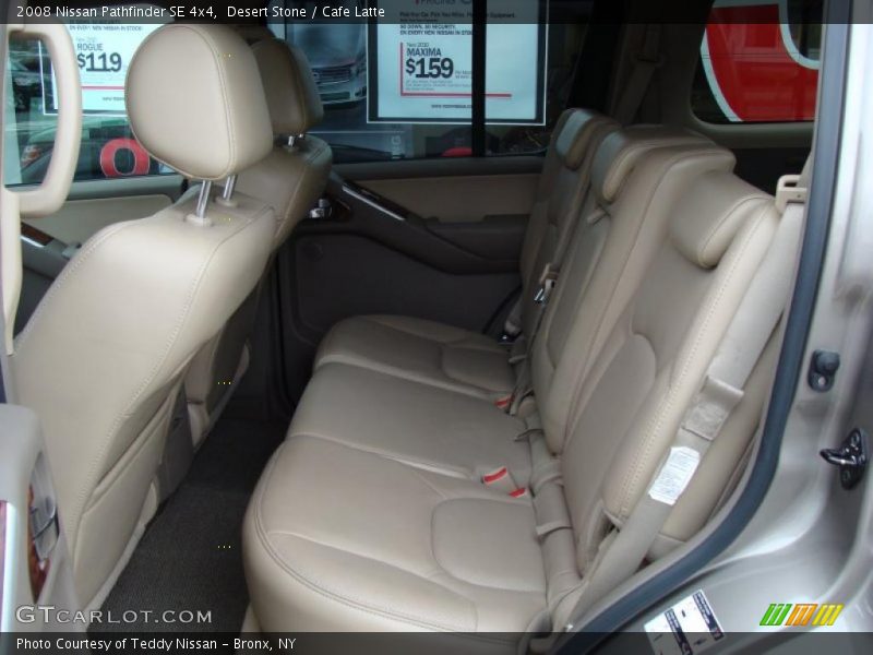  2008 Pathfinder SE 4x4 Cafe Latte Interior