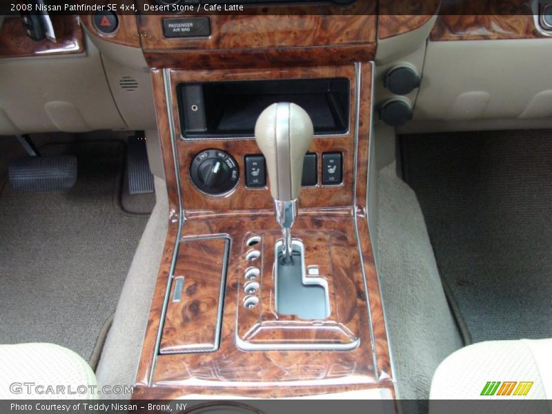  2008 Pathfinder SE 4x4 5 Speed Automatic Shifter
