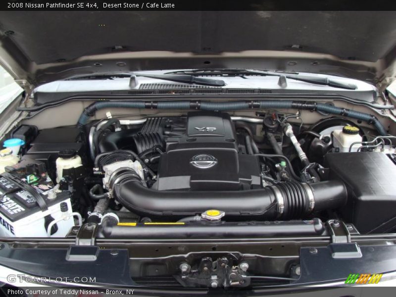  2008 Pathfinder SE 4x4 Engine - 4.0 Liter DOHC 24-Valve VVT V6