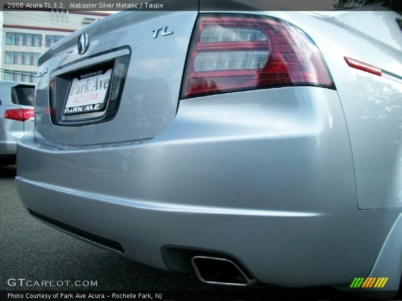 Alabaster Silver Metallic / Taupe 2008 Acura TL 3.2