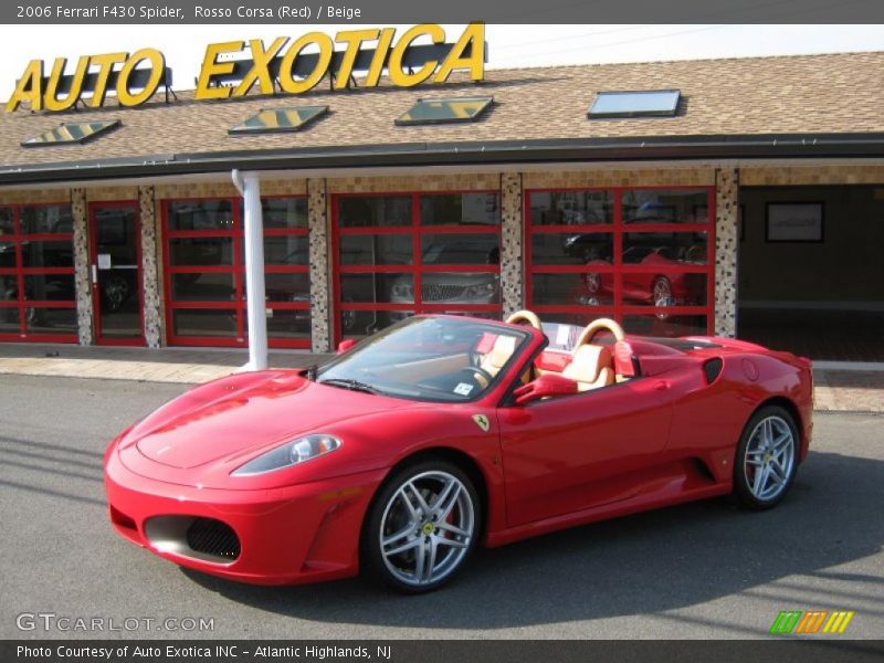 Rosso Corsa (Red) / Beige 2006 Ferrari F430 Spider