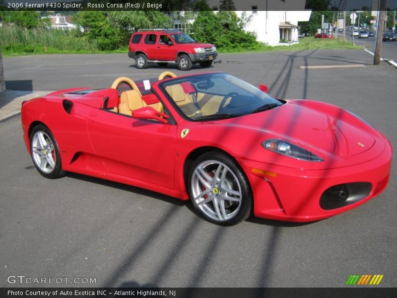 Rosso Corsa (Red) / Beige 2006 Ferrari F430 Spider