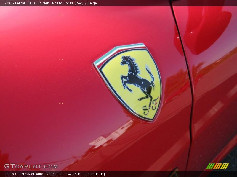 Rosso Corsa (Red) / Beige 2006 Ferrari F430 Spider