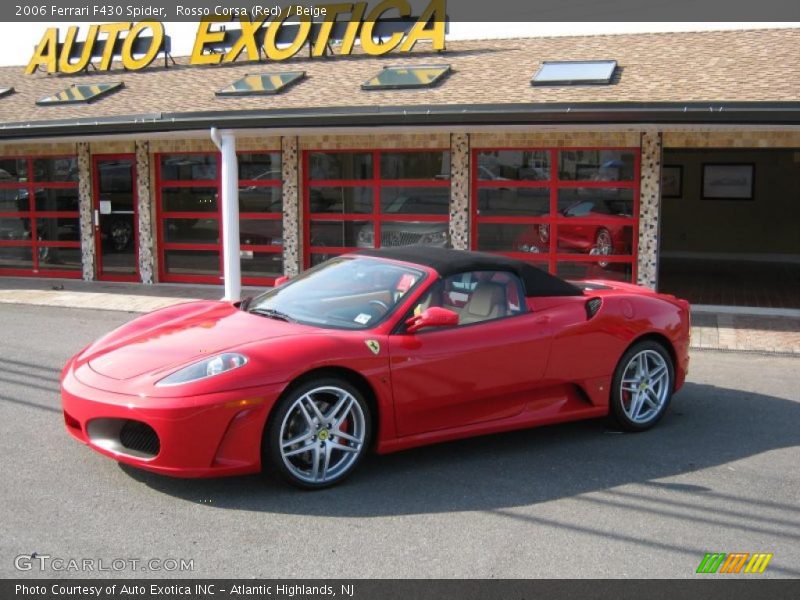 Rosso Corsa (Red) / Beige 2006 Ferrari F430 Spider
