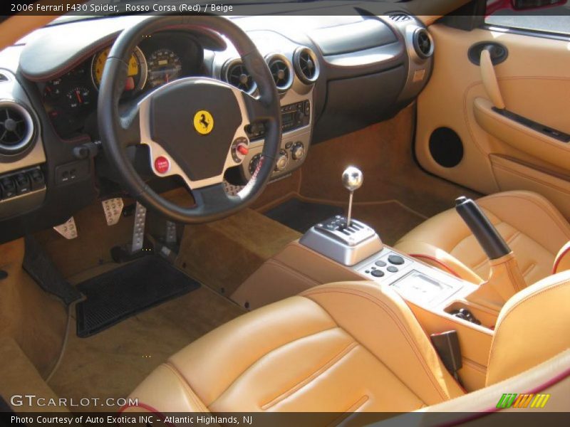Rosso Corsa (Red) / Beige 2006 Ferrari F430 Spider