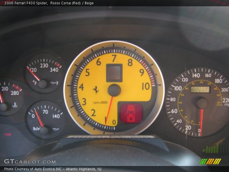  2006 F430 Spider Spider Gauges