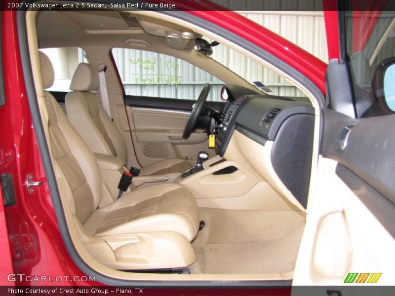 Salsa Red / Pure Beige 2007 Volkswagen Jetta 2.5 Sedan