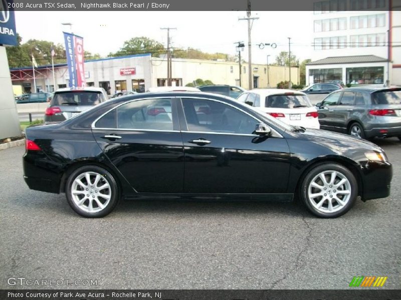 Nighthawk Black Pearl / Ebony 2008 Acura TSX Sedan